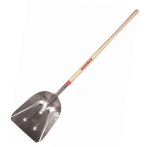 Shovel- LHSP- 48"- Wood Handle- # 10 Western Grain Scoop- Aluminum
