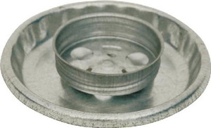 Poultry Waterer- Ball Jar Base- Galvanized- (Quart Size Jar)