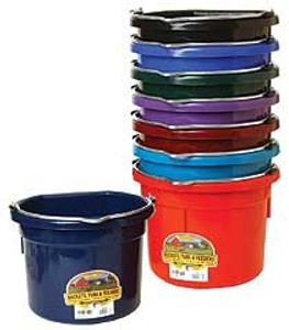 Flat Back Bucket- 8 Quart- Green