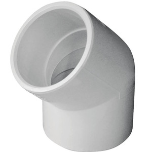SCH 40- 1-1/2"- Elbow- 45 Deg- Slip