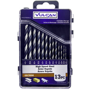 High Speed Metal Drill Bit Set- 13 Piece Set