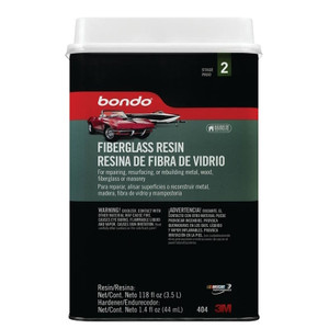 Bondo- Fiberglass Resin With Hardener- 118 Oz Can