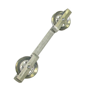 Clothesline Separator- Metal- Heavy Duty- Metal Wheels- 10"