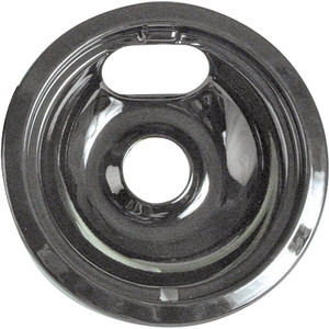 Electric Range- Reflector Drip Pan- 6"- Porcelain-(Not For GE/Hotpoint)