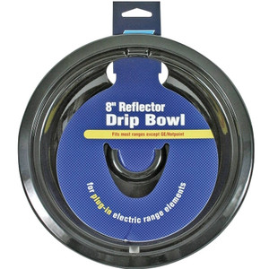 Electric Range- Reflector Drip Pan- 8"- Porcelain-(Not For GE/Hotpoint)