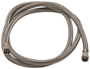 SS- Ice Maker Supply Line- 6'- 1/4" X 1/4" Compression