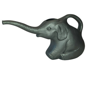 Watering Can- 2 Quart-Elephant Watering Can- Gray- Plastic