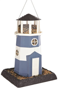 Bird Feeder- Blue Lighthouse