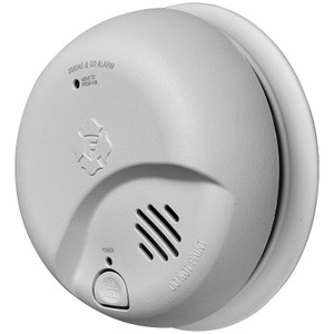 Carbon Monoxide/Smoke Alarm- AC Powered With Battery Back Up