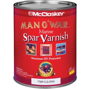 McCloskey- Man-O-War- Spar Varnish- Gloss- Quart