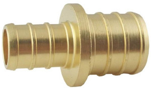 PEX- 3/4"- Barb- x 1/2" Barb- Reducing Coupling- Brass