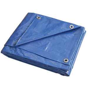 Tarpaulin- 10' x 20'- Medium Duty- Blue- 5 Mil