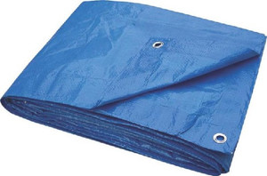 Tarpaulin- 8' x 10'- Light Duty- Blue