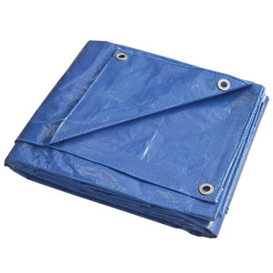 Tarpaulin- 20' x 20'- Medium Duty- Blue- 5 Mil