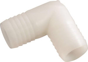 Vinyl Tube Insert Fittings- 1/2"- Elbow- Nylon