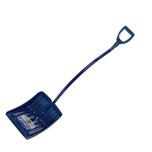 Snow Shovel- Ultralight- 13-7/8" Blade- Ergonomic Handle- Blue