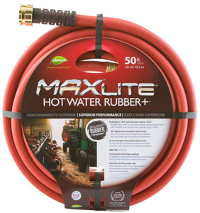Garden Hose- 5/8" x 50'- Hot Water Rated