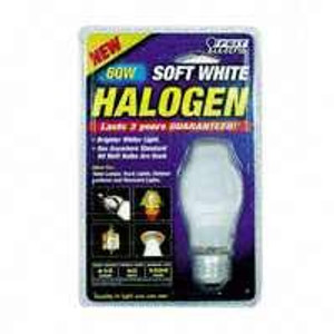 Halogen- A19- 60 Watt- Soft White