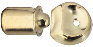 Cabinet Door- Bullet Catches- 3/8"-Brass Plated- 4 Pack