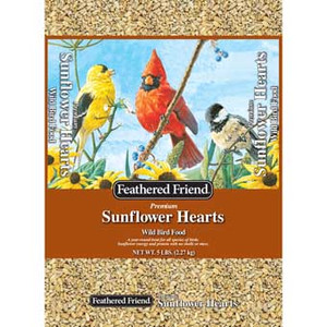 Feathered Friend- Sunflower Hearts-  5 Lb