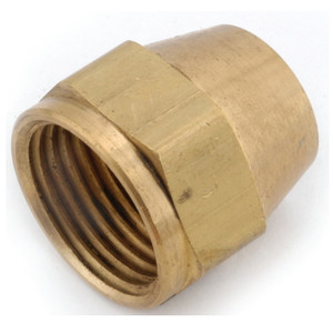 Flare Fittings- 1/4"- Nut- Short- Brass