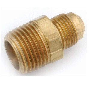 Flare Fittings- 1/2"- Adapter- x 3/4" MPT- Brass