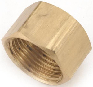 Compression Fittings- 5/8"- Cap- Brass