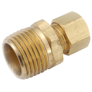 Compression Fittings- 5/8"- Adapter x 1/2" MFPT- Brass