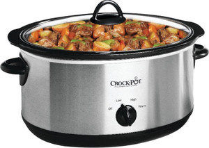 Crock-Pot- Slow Cooker- 7 Quart- Stainless Steel