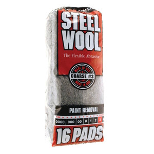 Steel Wool Pads- # 3- 16 Pack