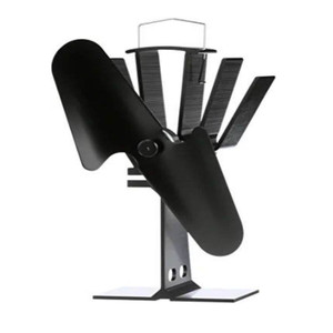 Ecofan 800CAXBX Heat Powered Stove Fan With Black Blade- 230 - 650 Deg F- 100 cfm