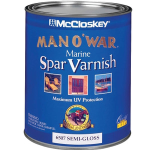 McCloskey- Man-O-War- Spar Varnish- Semi-Gloss- Quart
