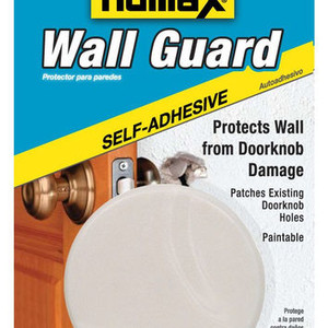 Wall Guard- White- Peel-N-Stick- 5" Dia.