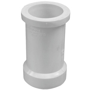 PVC DWV- 2"- Hub Adapter- x 1-1/2"
