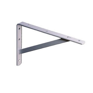 Shelf Bracket- 16" Heavy Duty-White- With Support Arm