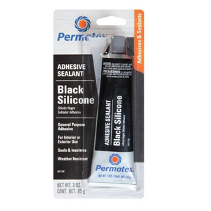 Permatex- 81158- Black Silicone Sealant- 3 Oz
