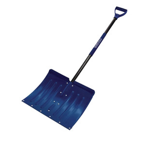 Snow Shovel- 18" Aluminum Blade- D Grip Handle