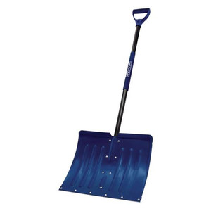 Snow Shovel- 18" Aluminum Blade- D Grip Handle