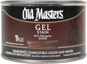 Old Masters- Gel Stain- Rich Mahogany Oak- Pint