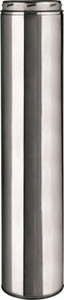 Stove Pipe- Stainless Steel- Double Wall- 6" x 48"