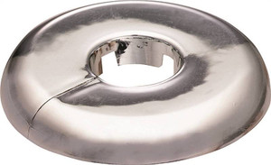 Chrome Pipe Flange- 3/4" Copper Tube- Plastic