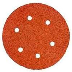 Sanding Disc- 6"-  80 Grit- 6 Hole- Hook & Loop- 5 Pack