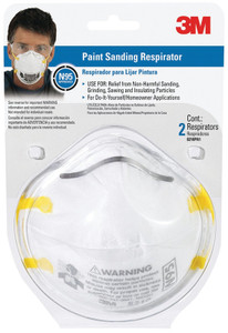 3M- Respirator- N95 Class- Sanding & Fiberglass Insulation