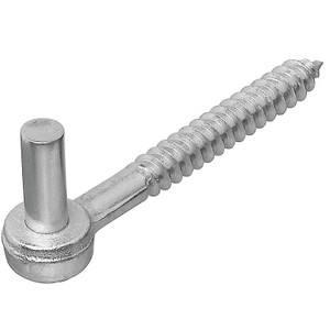 Hinge- Screw Hook- 1/8" x 4"- Zinc Plated