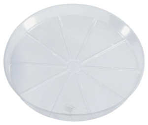 Planter Saucer- 21" x 2"- Vinyl- Clear