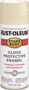 Rust-Oleum- Spray Enamel- Almond- Gloss- 12 Oz