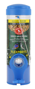 Bird Feeder- Dried Mealworm Feeder- Holds 3.5 Oz