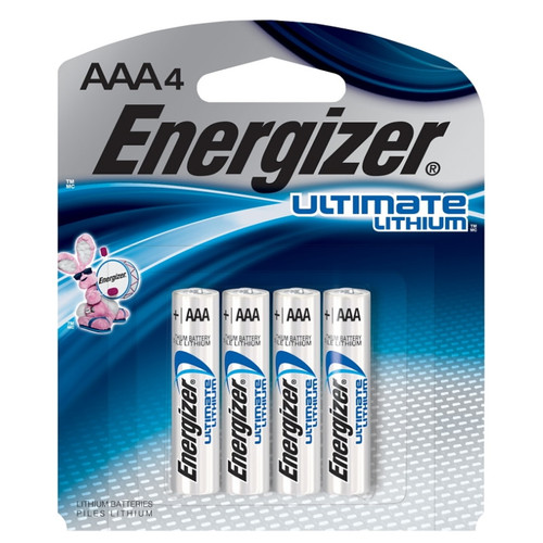 Energizer Battery- 4- AAA Lithium Battery - 4 Pack