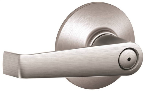 Schlage- Bed & Bath Lock Set- Lever- Satin Chrome