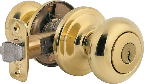 Kwikset- Entry Lockset- "Signature Series - Juno" Smart Key- Brass Plated